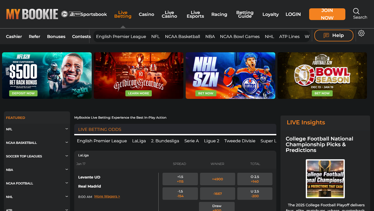 Live Betting