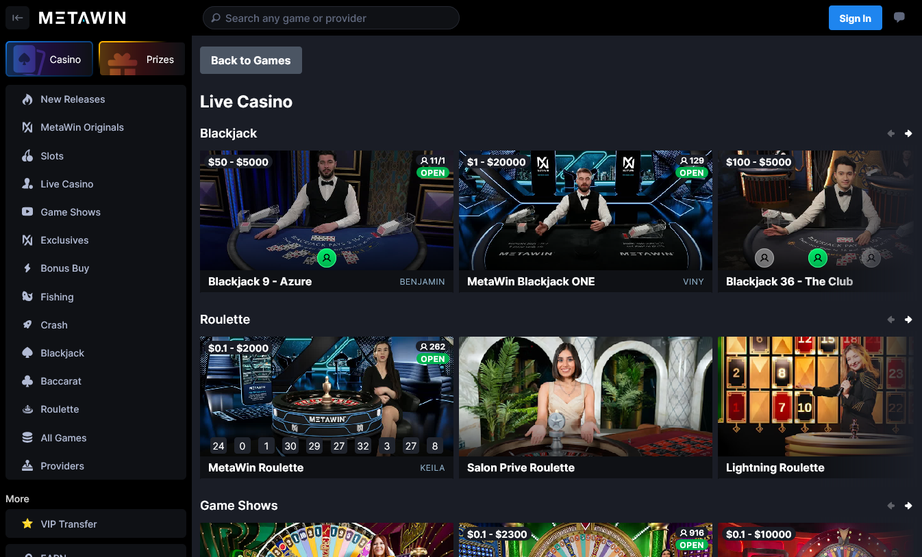 Live Casino