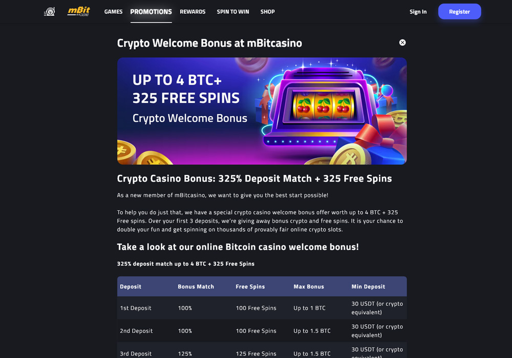 Welcome Bonus