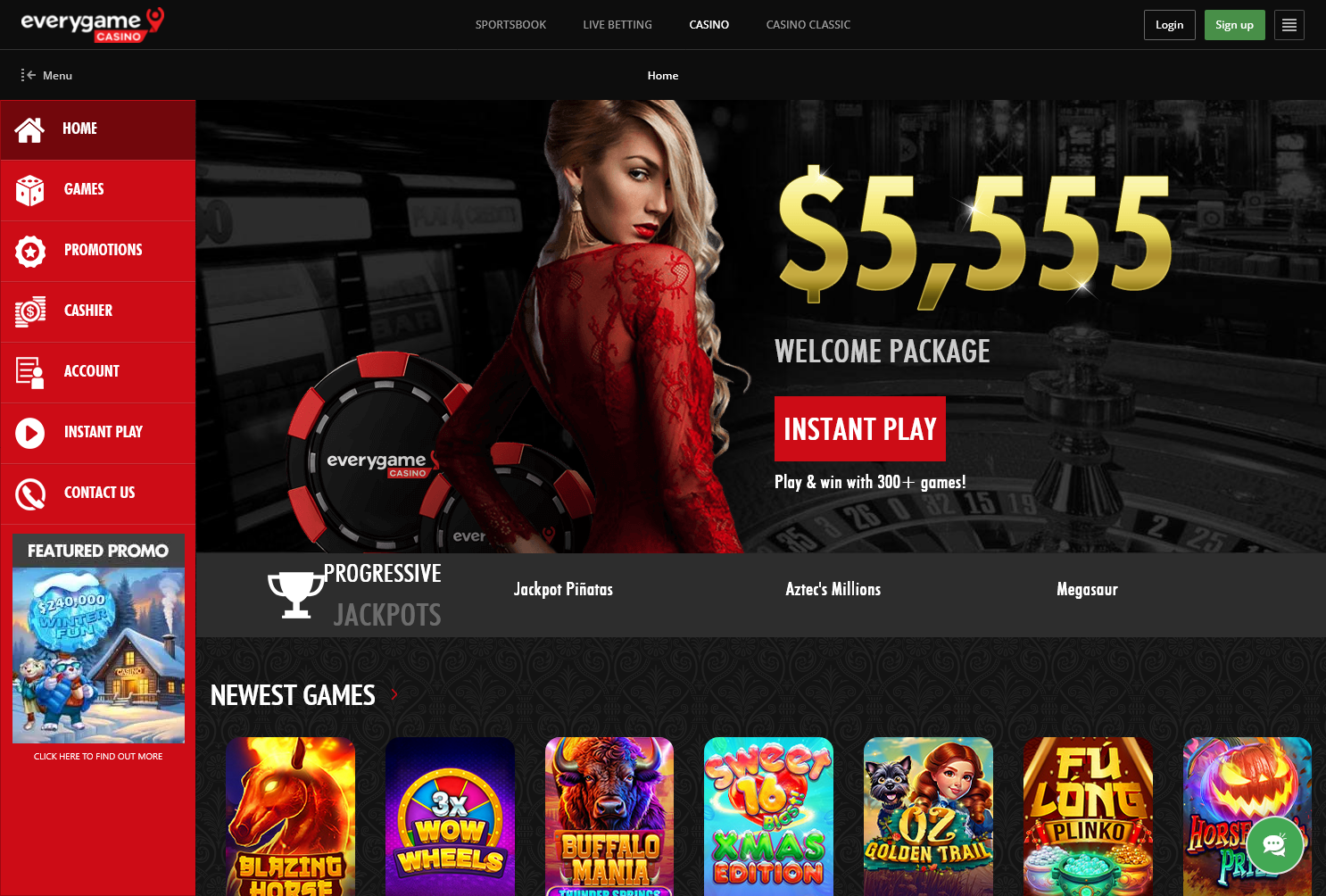 everygame Homepage