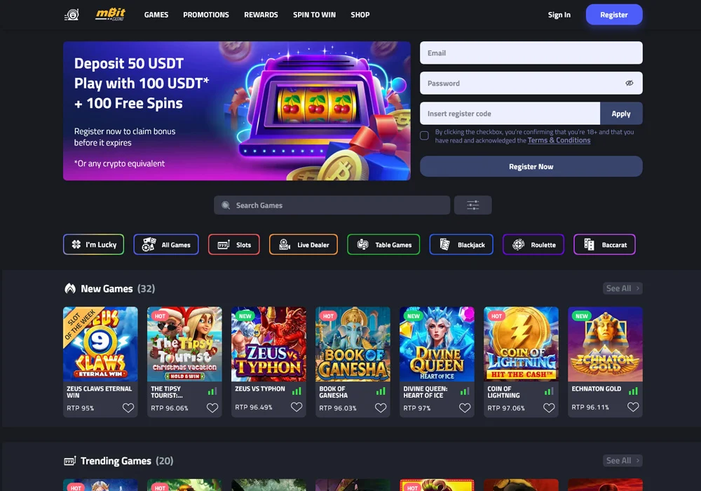 mBit Homepage